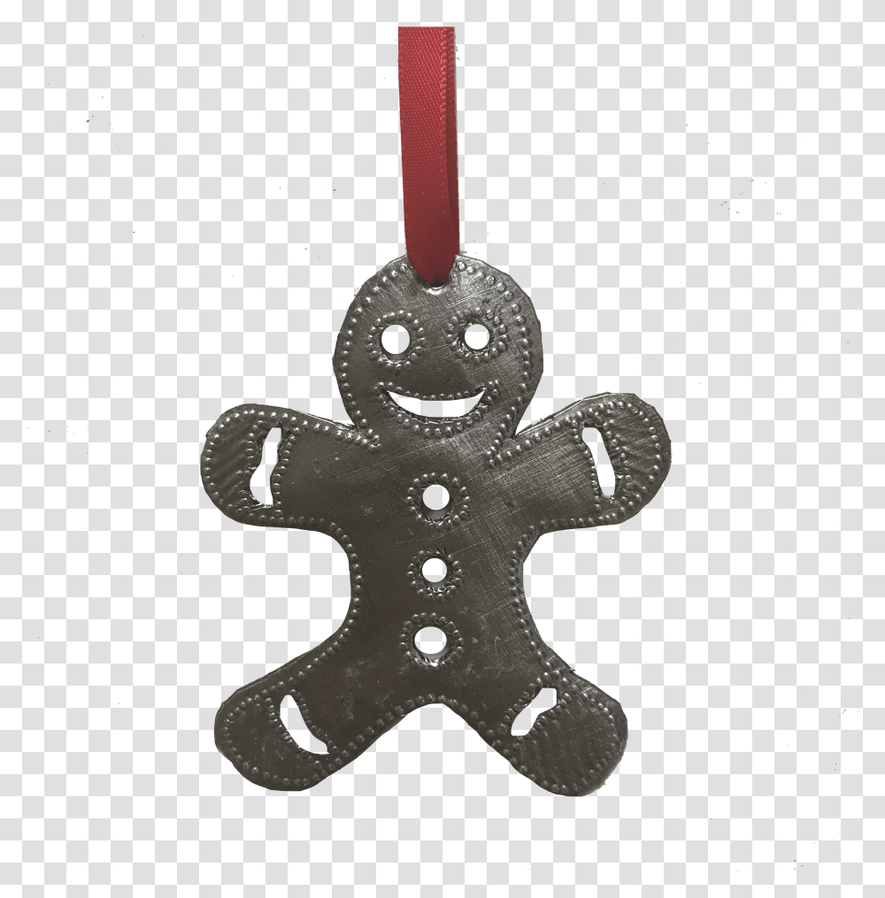Gingerbread, Cross, Ornament, Pendant Transparent Png