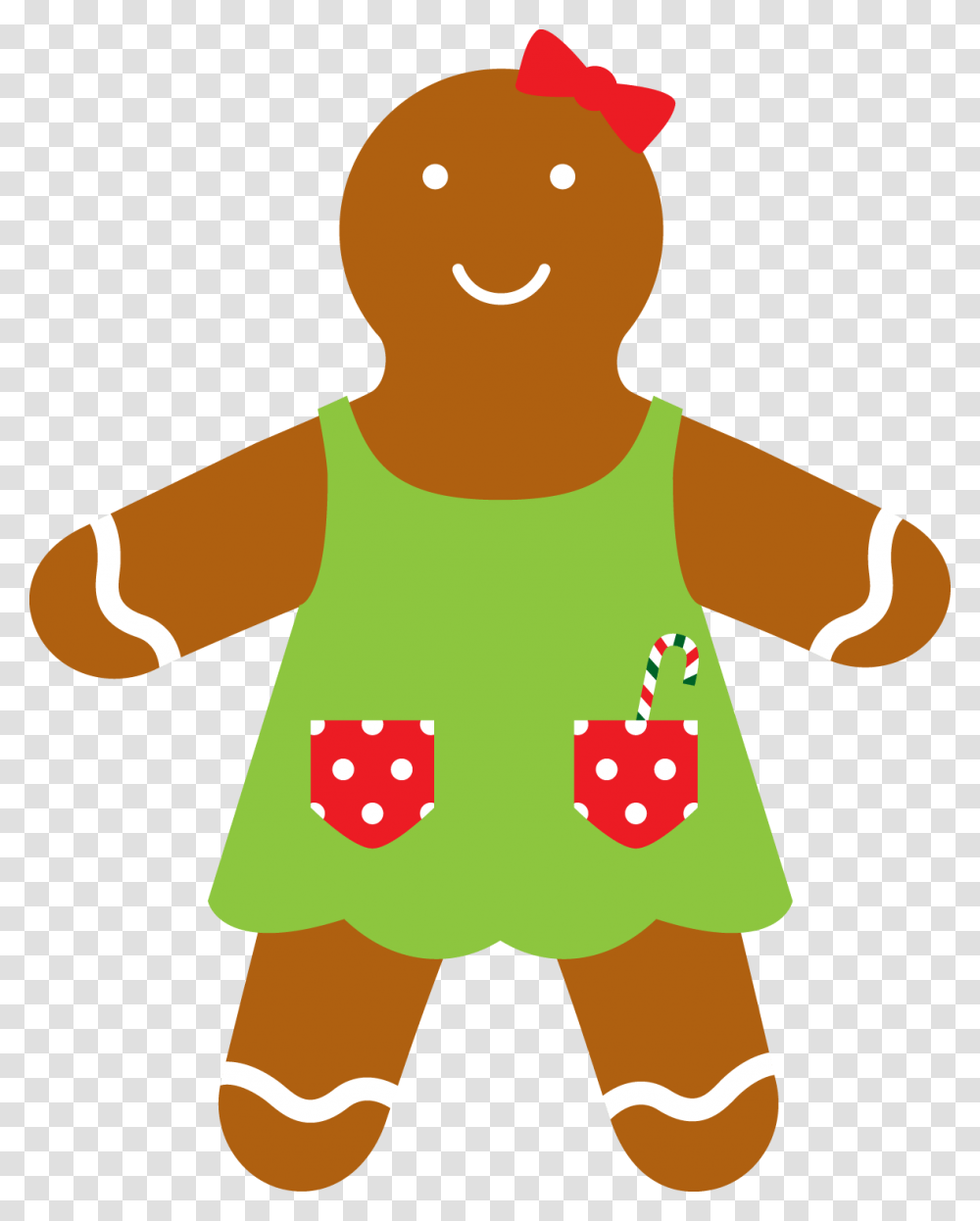 Gingerbread girl PNG