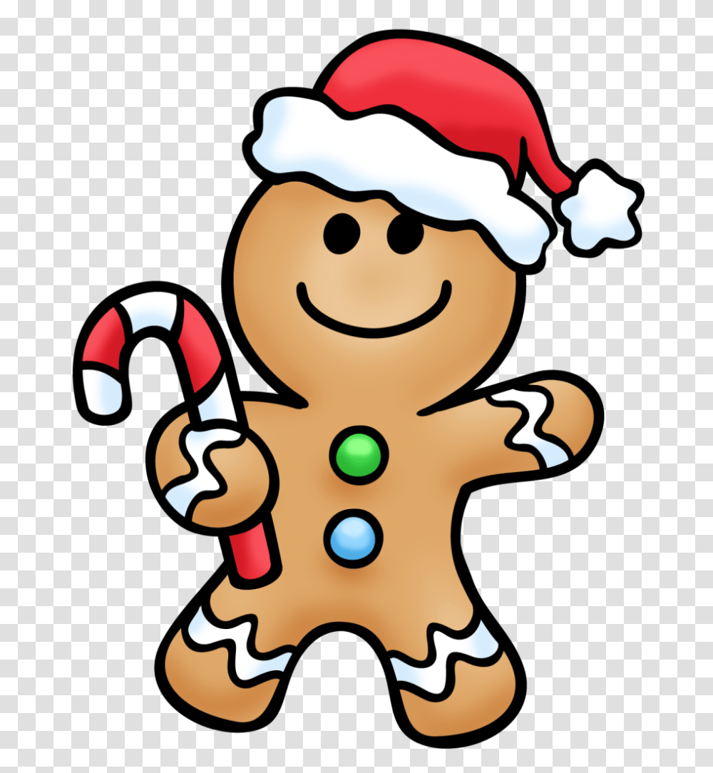 Gingerbread Girl Clipart Winging, Cookie, Food, Biscuit, Sweets Transparent Png