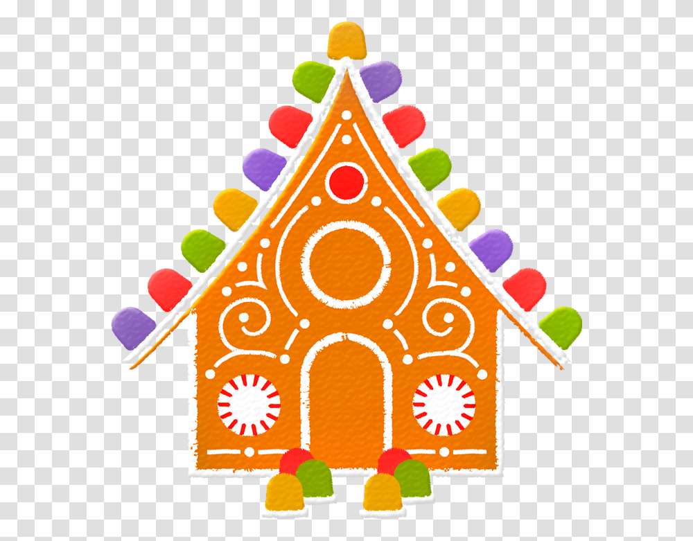 Gingerbread House Christmas Food Gingerbread House, Cookie, Biscuit, Triangle, Icing Transparent Png