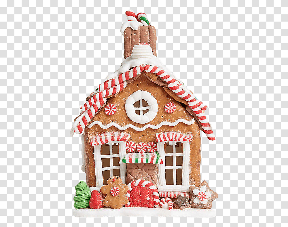 Gingerbread House Christmas Tree Decoration Uk, Cookie, Food, Biscuit, Icing Transparent Png