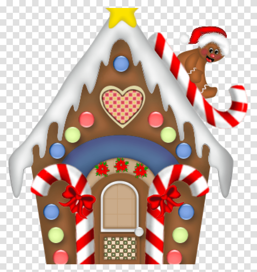 Gingerbread House Clipart School Craft For Christmas, Cookie, Food, Biscuit, Sweets Transparent Png