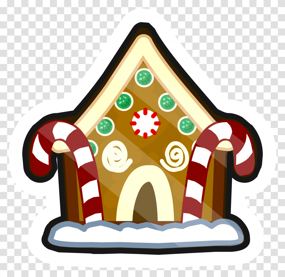 Gingerbread House, Cookie, Food, Biscuit Transparent Png