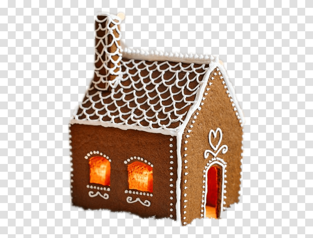 Gingerbread House Image Pretty Christmas Gingerbread House, Cookie, Food, Biscuit, Purse Transparent Png