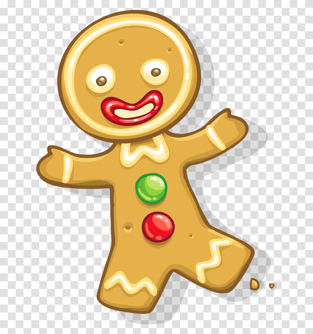 Gingerbread Man Gingerbread Animado, Cookie, Food, Biscuit Transparent Png