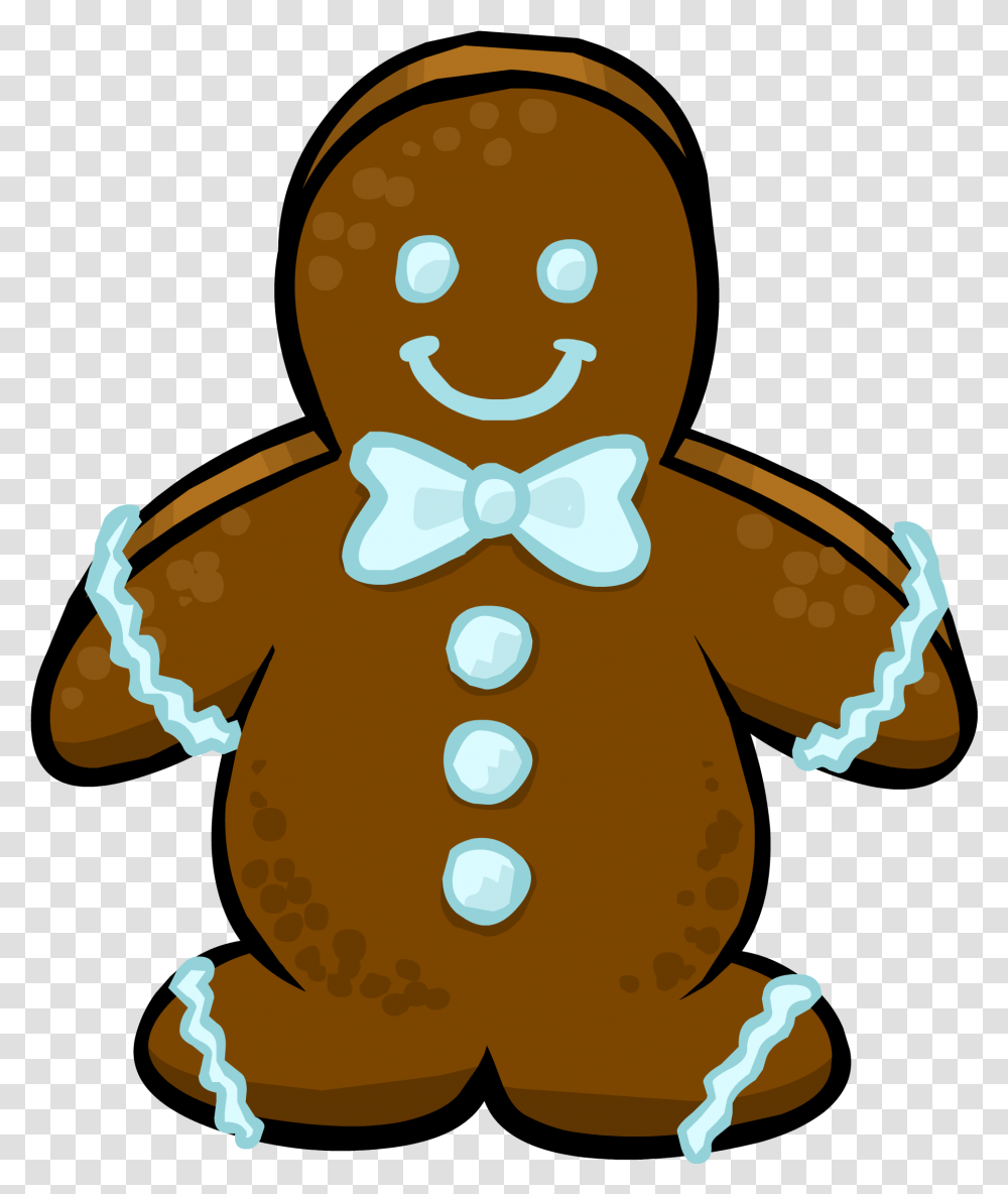Gingerbread Man Gingerbread Man Club Penguin Gingerbread Man Animated, Cookie, Food, Biscuit, Sweets Transparent Png