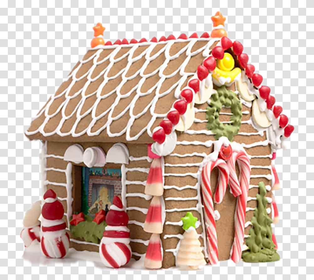 Gingerbread Man House Image Best Homemade Gingerbread Houses, Cookie, Food, Biscuit, Birthday Cake Transparent Png