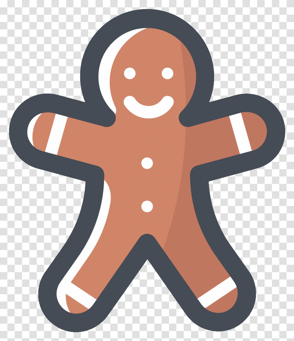 Gingerbread Man Icon Gas Science Museum, Cookie, Food, Biscuit, Cross Transparent Png