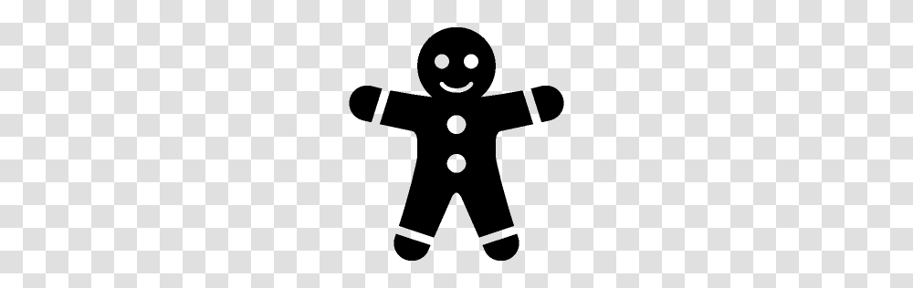 Gingerbread Man Icon Halloween Iconset, Gray, World Of Warcraft Transparent Png