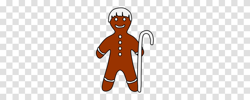 Gingerbread Man Net Cartoon, Sweets, Food, Confectionery, Dessert Transparent Png