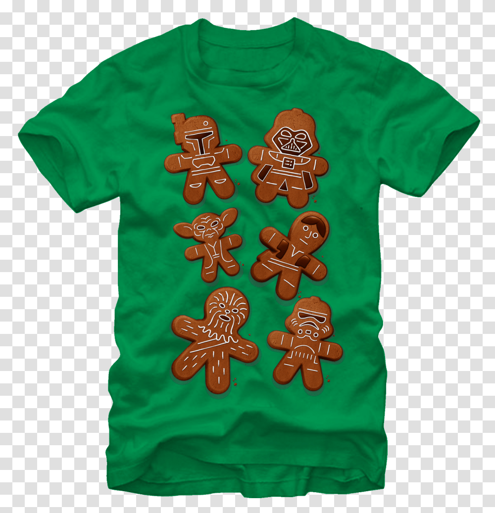 Gingerbread Star Wars Christmas T Shirt Insect, T-Shirt, Plant, Food Transparent Png