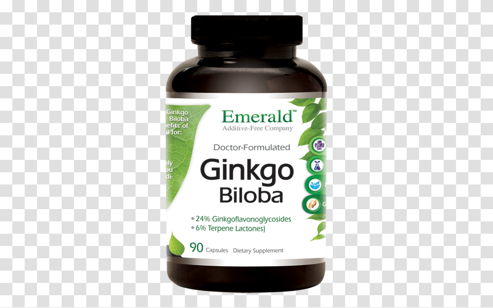 Ginkgo Biloba Bottle African Mango Supplements, Plant, Food, Syrup Transparent Png