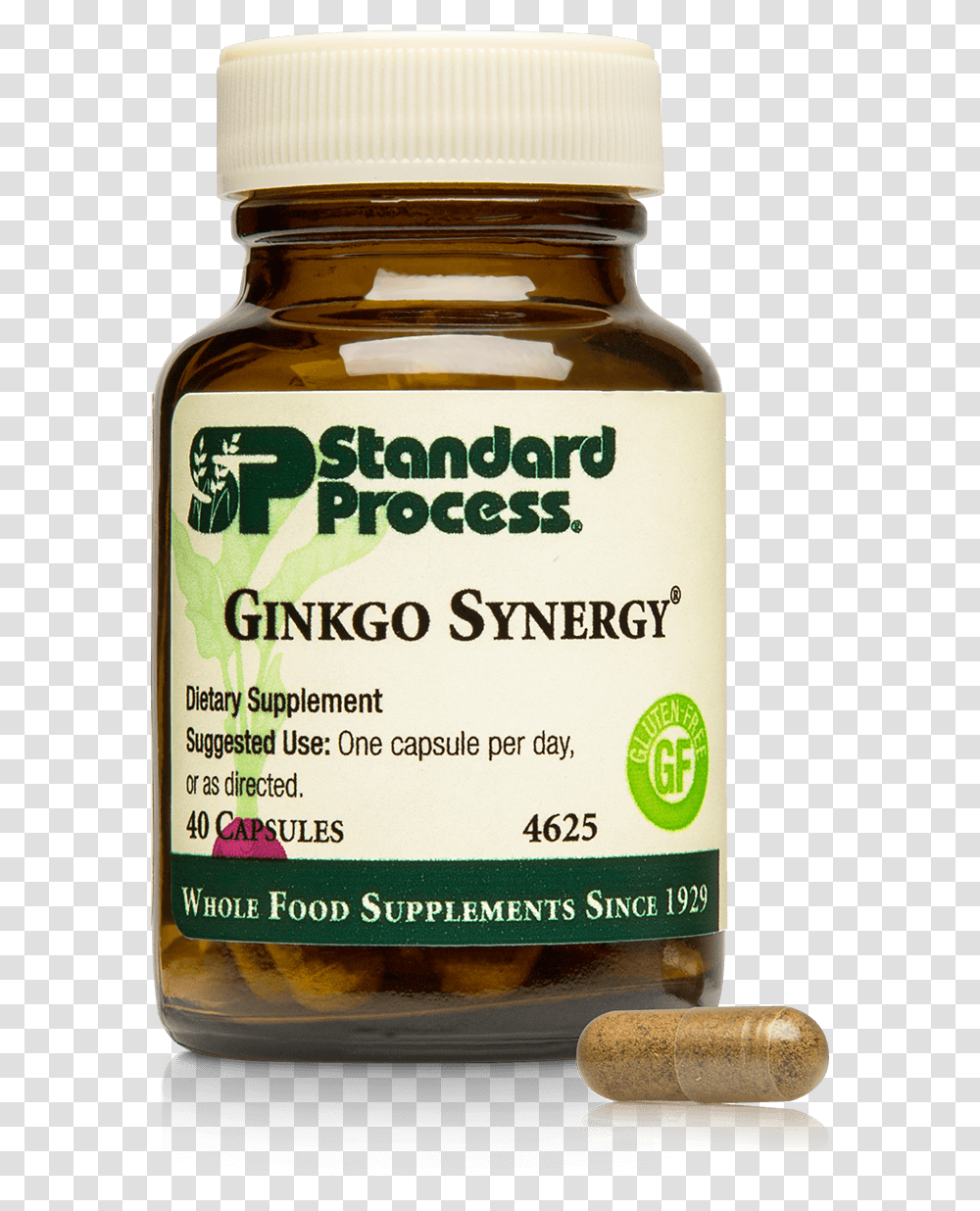 Ginkgo Synergy Bottle Capsule Ginkgo Supplement Standard Process, Aftershave, Cosmetics, Beer, Alcohol Transparent Png