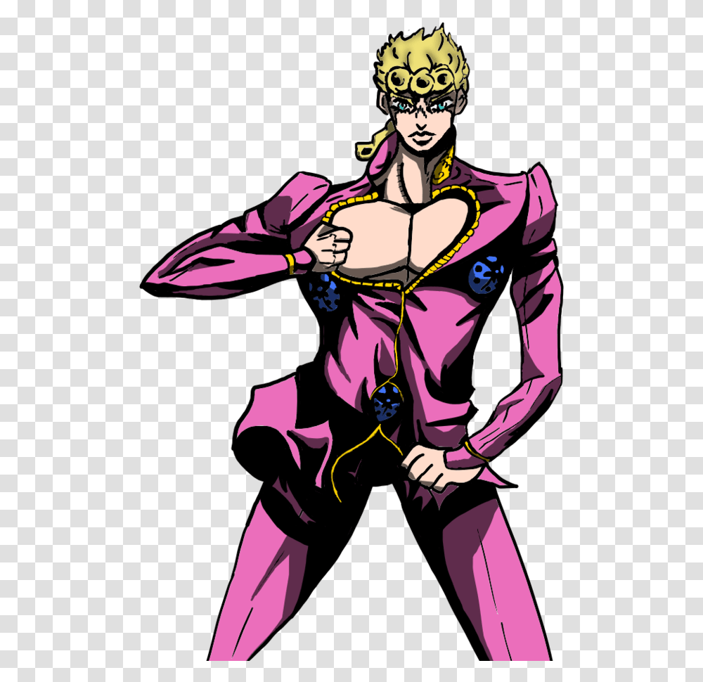 Giorno Giovana Illustrations Art Street By Cartoon, Comics, Book, Person, Human Transparent Png