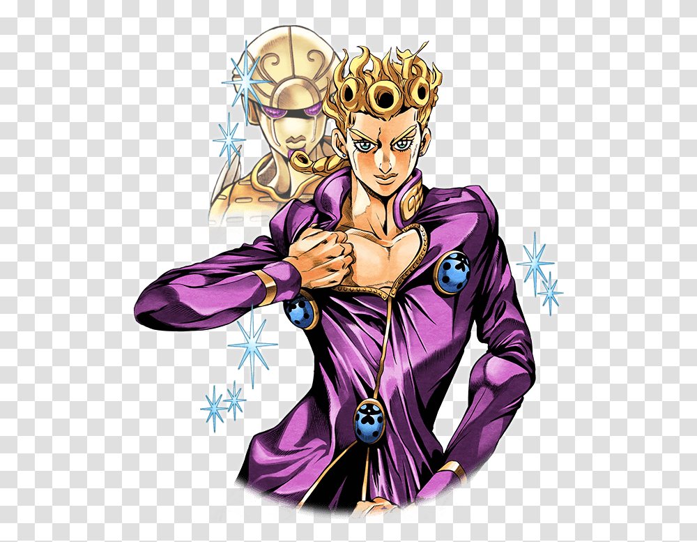 Giorno Giovanna Bizarre Adventure, Comics, Book, Manga, Person Transparent Png