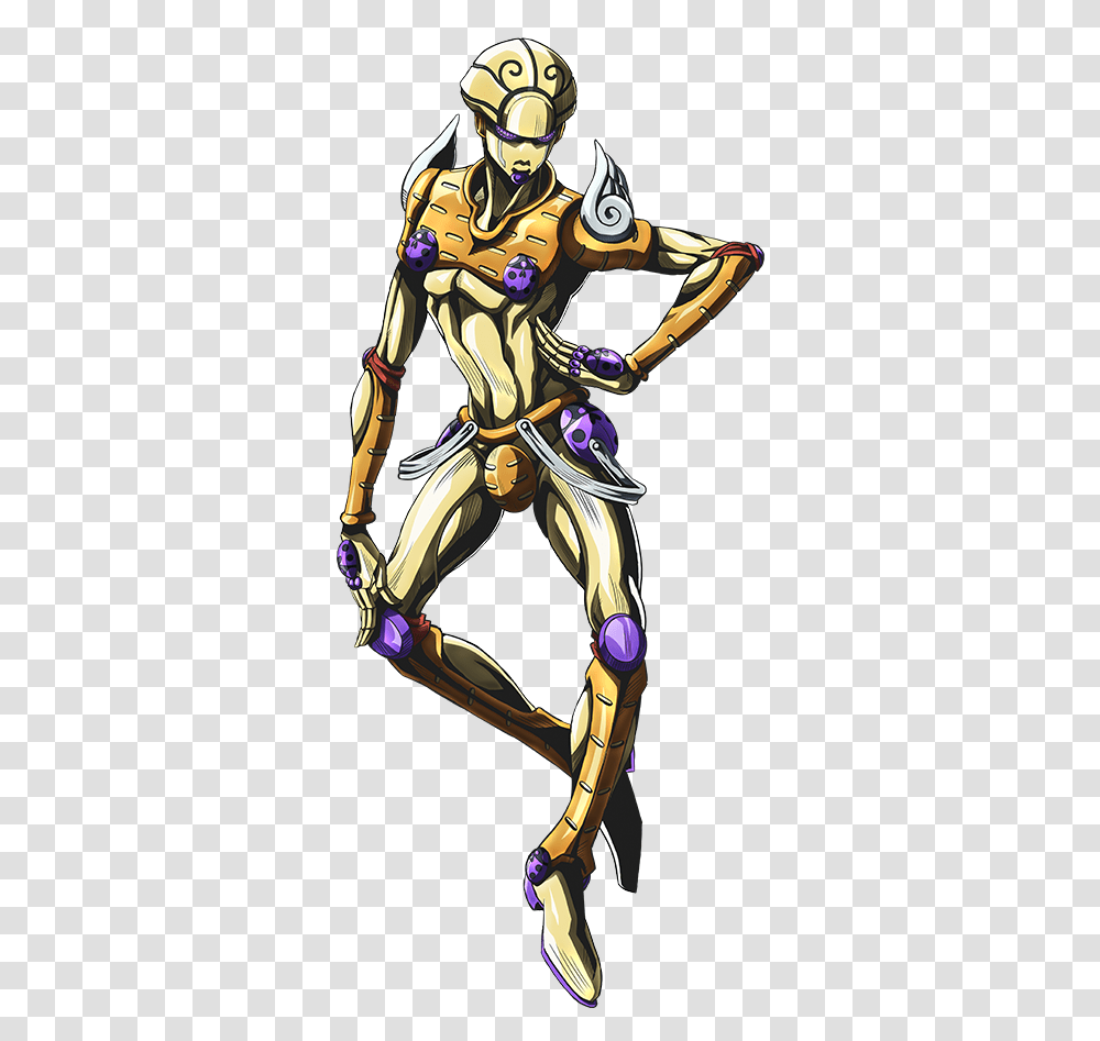 Giorno Giovanna Bizarre Gold Experience Jojo Anime, Helmet, Person, People, Hand Transparent Png