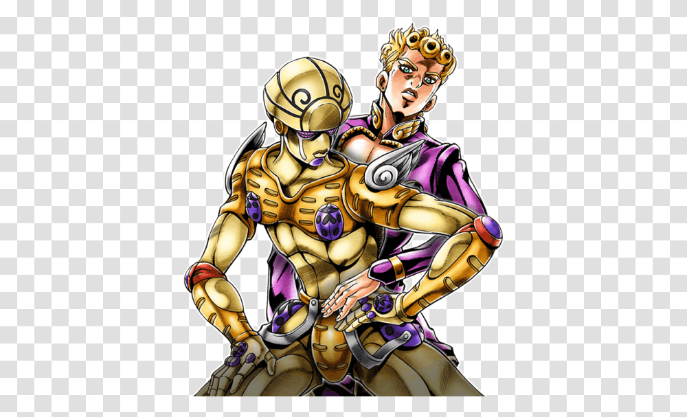 Giorno Talk Giorno Giovanna Gold Experience, Helmet, Clothing, Apparel, Comics Transparent Png