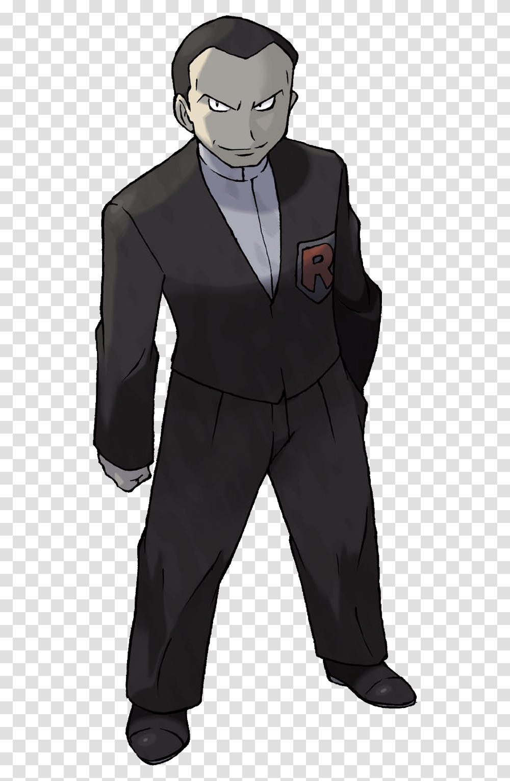 Giovanni Giovanni Pokemon Hgss, Suit, Overcoat, Apparel Transparent Png
