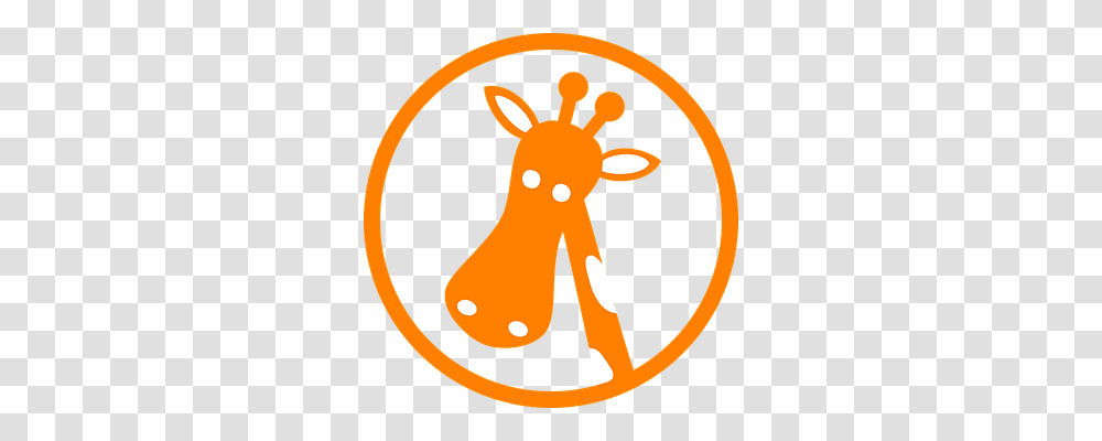 Giraffe Outdoors, Logo, Nature Transparent Png