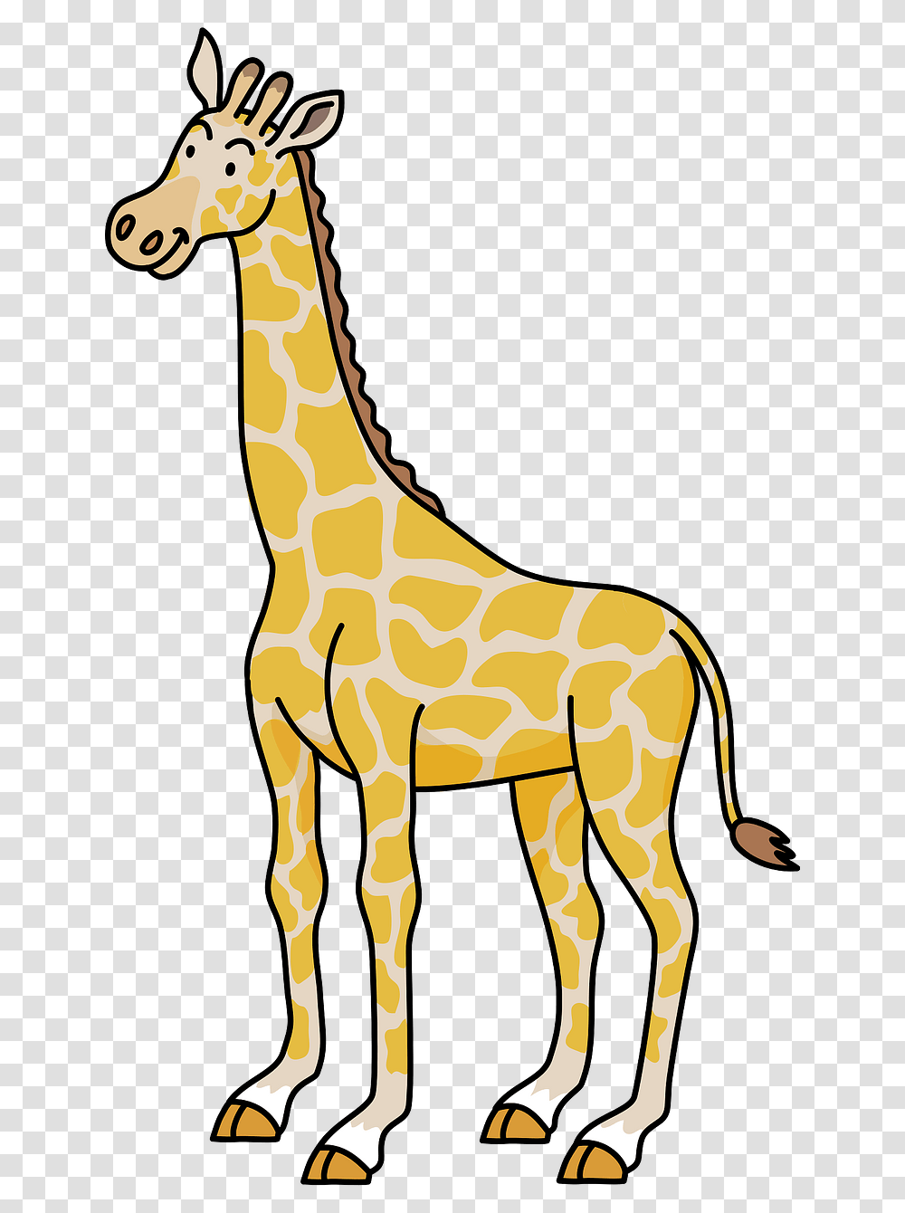 Giraffe Animal Clipart Giraffe, Wildlife, Mammal, Antelope Transparent Png