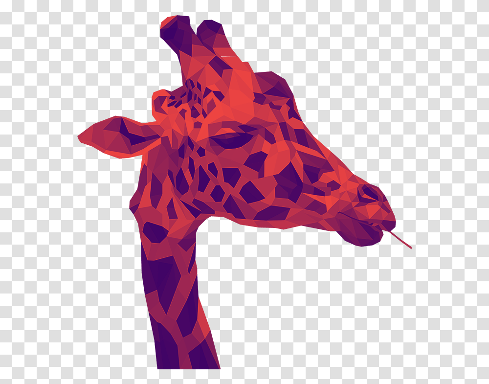 Giraffe, Animal, Mammal, Cross Transparent Png