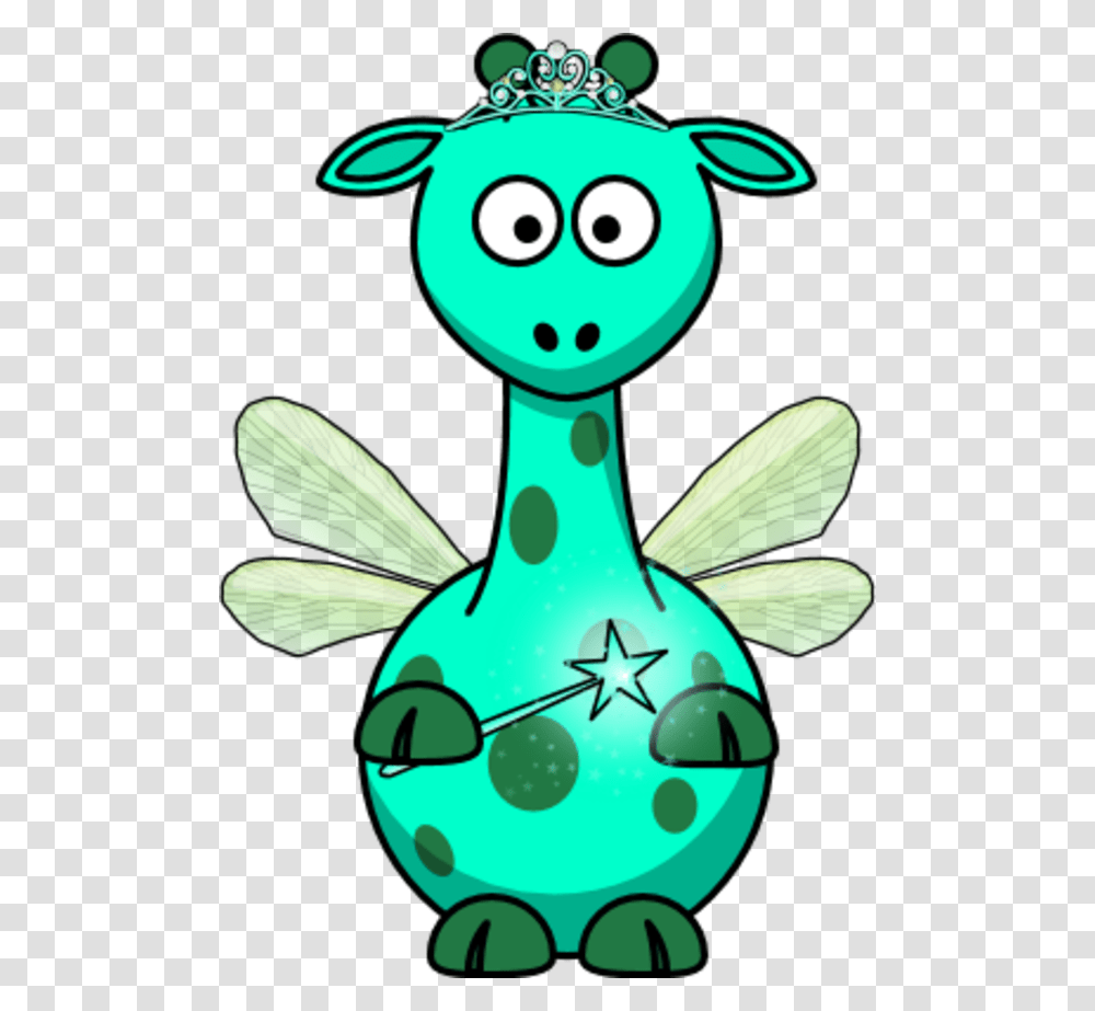 Giraffe As A Fairy, Animal, Invertebrate, Insect, Plant Transparent Png