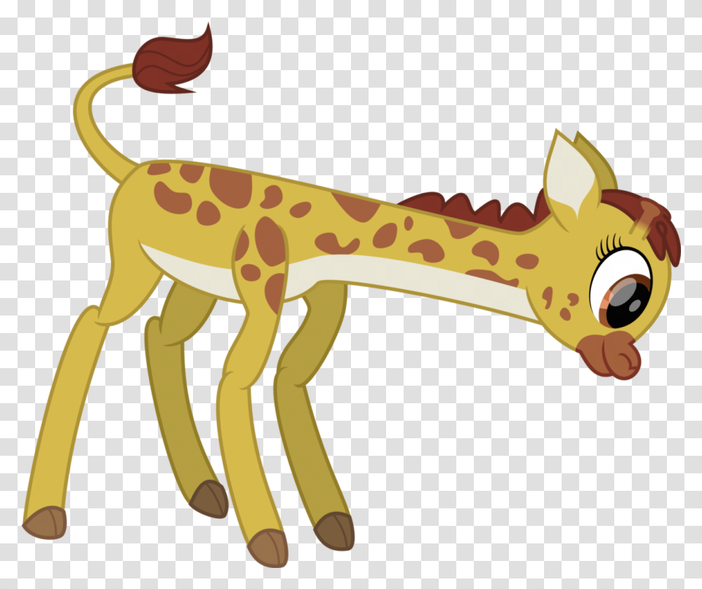 Giraffe Background Cartoon Giraffe, Animal, Antelope, Wildlife, Mammal Transparent Png