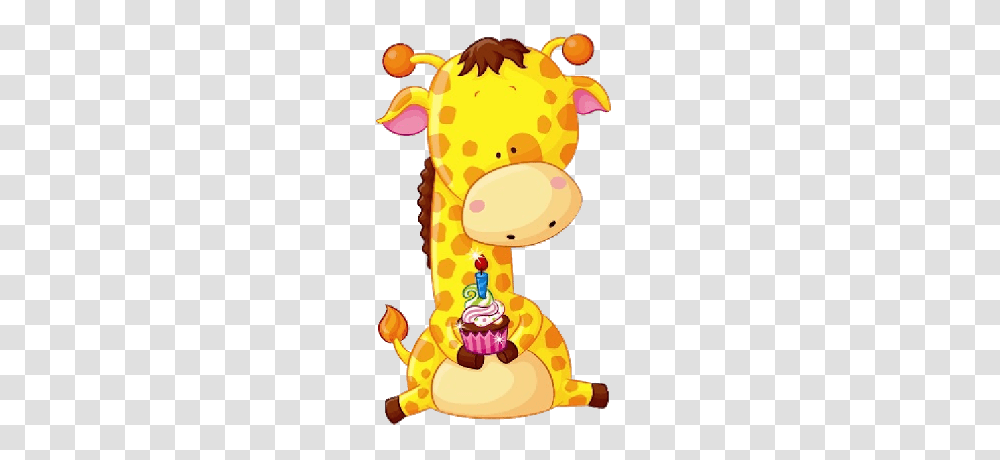 Giraffe Birthday Cliparts, Toy, Animal, Mammal, Food Transparent Png