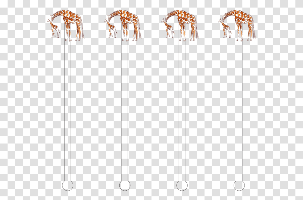 Giraffe, Bow, Cane, Stick, People Transparent Png