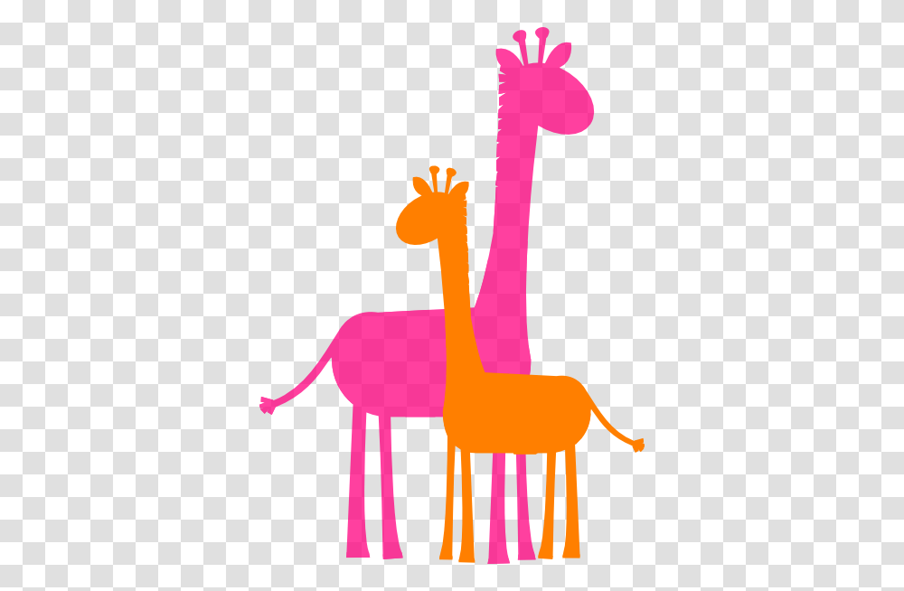 Giraffe Caricature Mother And Baby Giraffe Sillouette Clip Art, Furniture, Chair, Table Transparent Png