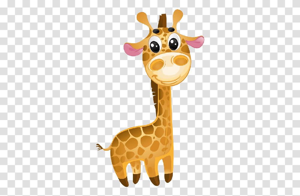 Giraffe Cartoon Animal Images Cute Giraffe Vector Giraffe Cute Cartoon Animals, Mammal, Wildlife, Cattle, Cow Transparent Png