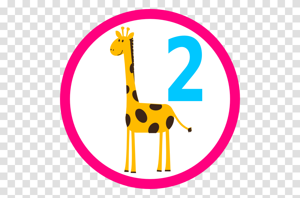 Giraffe Clipart Clip Art, Number, Mammal Transparent Png
