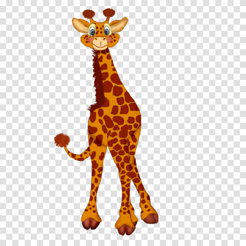 Giraffe Clipart Cute Borders Vectors Animated Black, Wildlife, Mammal, Animal Transparent Png
