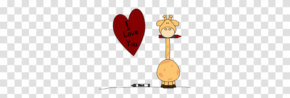 Giraffe Clipart Heart, Lamp, Number Transparent Png