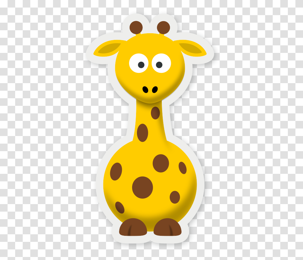 Giraffe Clipart Simple Cartoon, Rattle, Sweets, Food, Confectionery Transparent Png