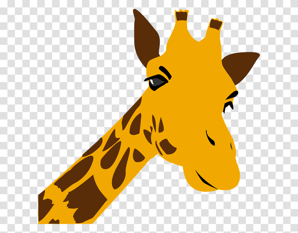 Giraffe Clipart Zoo Giraffe Graphic, Animal, Mammal, Leaf, Plant Transparent Png