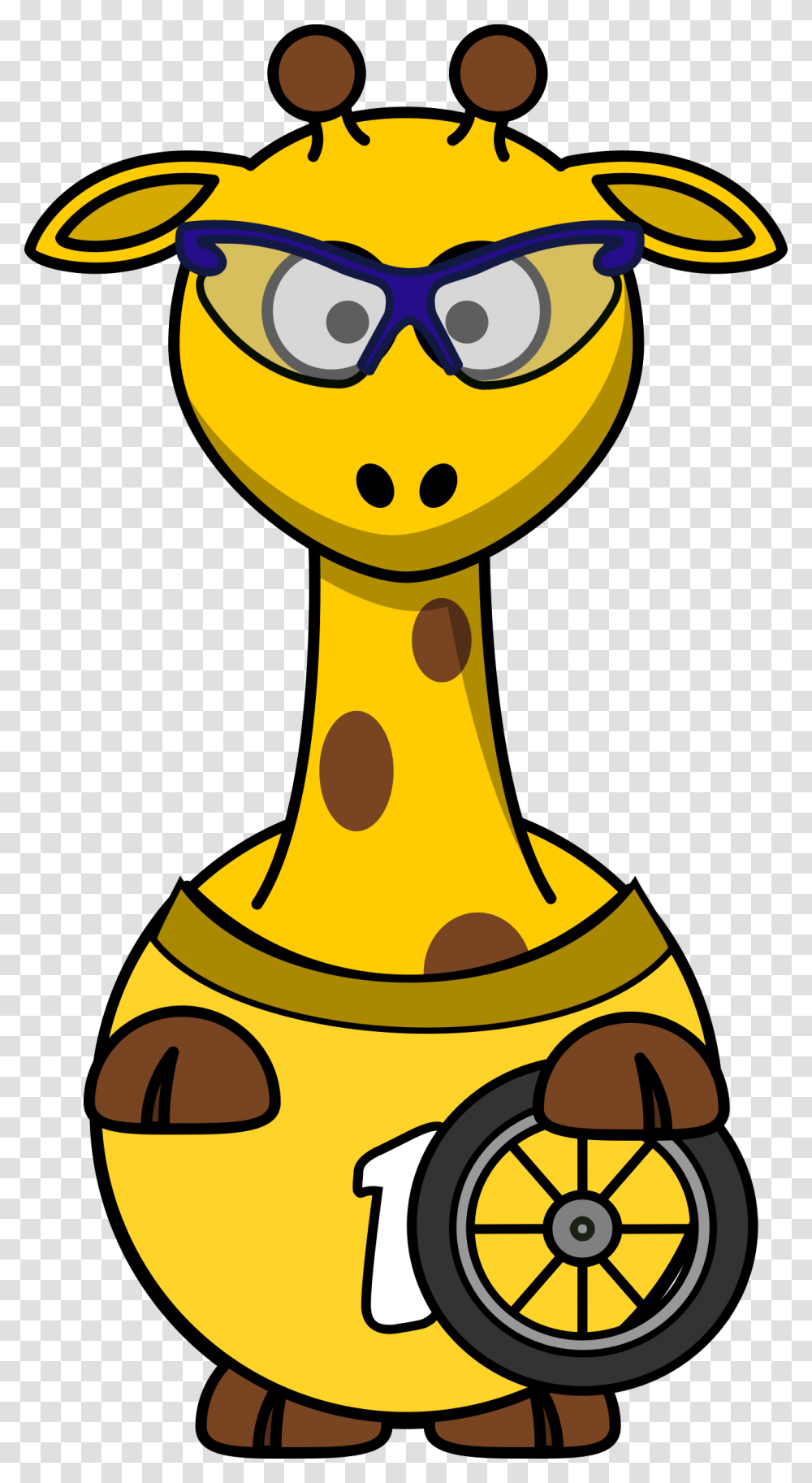 Giraffe Cyclist Clip Arts Cartoon Animals Clipart, Alien, Goblet, Glass Transparent Png