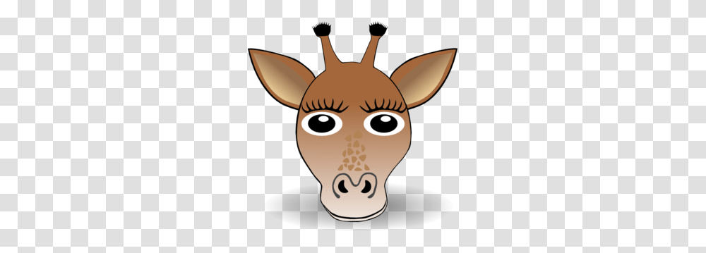 Giraffe Face Clip Art, Mammal, Animal, Label Transparent Png