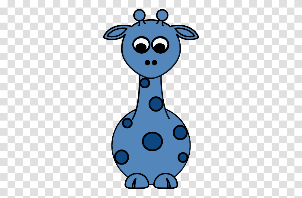 Giraffe Front Blue No Smile Clip Art, Sphere, Bird, Animal Transparent Png