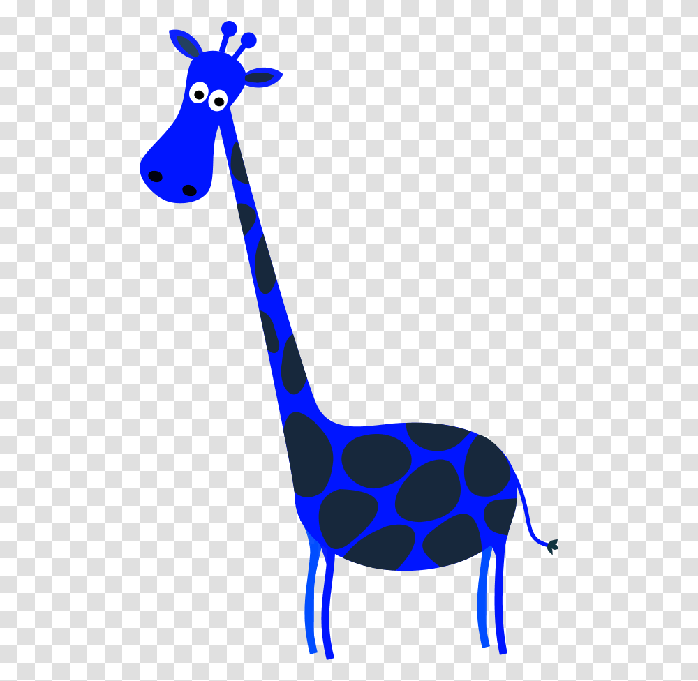 Giraffe Head Clipart Blue Giraffes, Bird, Animal, Leisure Activities, Golf Transparent Png