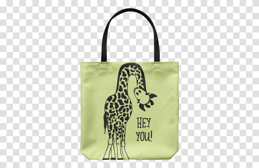 Giraffe Hey You, Tote Bag, Bird, Animal, Shopping Bag Transparent Png