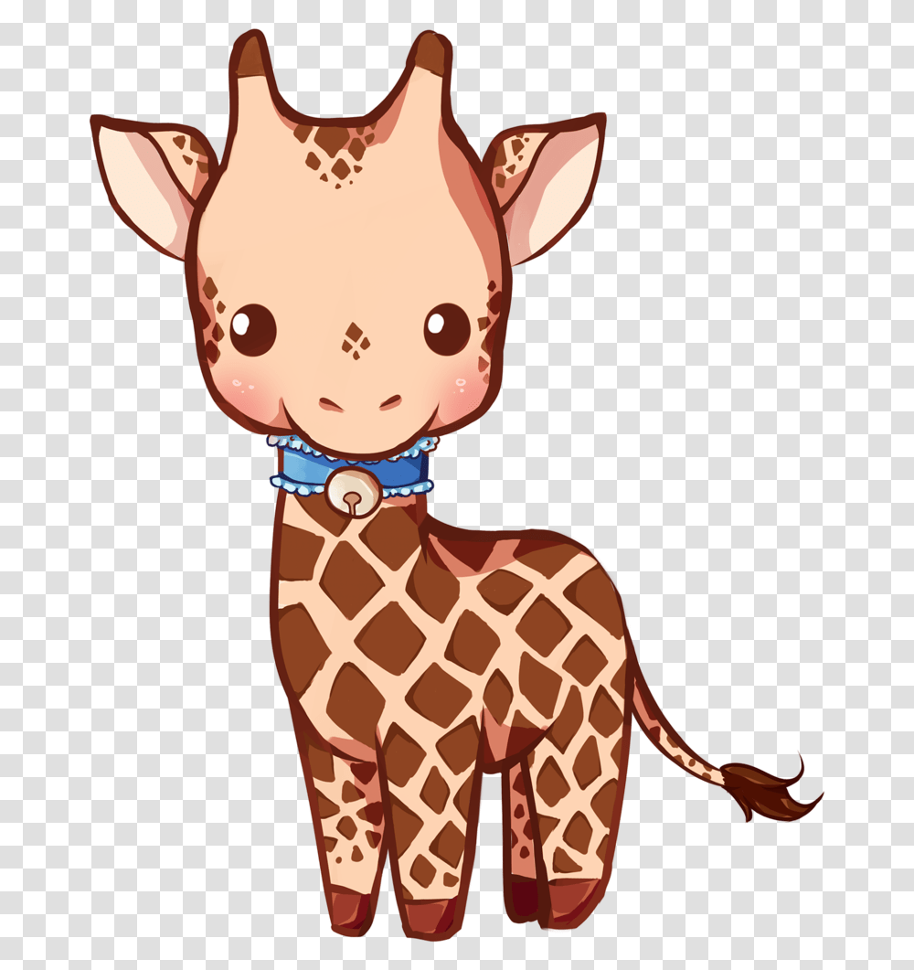 Giraffe Kawaii, Face, Mammal, Animal Transparent Png