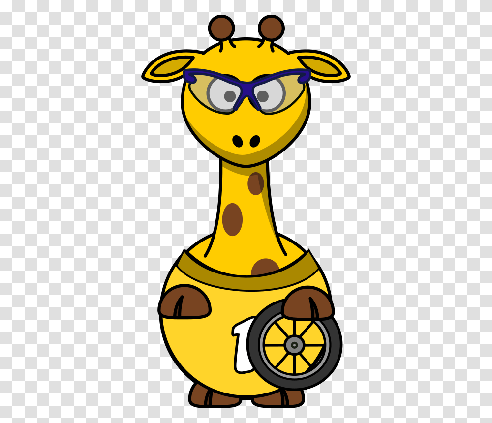 Giraffe Radfahrer, Animals, Costume, Alien, Crowd Transparent Png