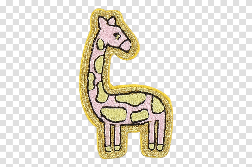 Giraffe Sticker Patch Animal Figure, Number, Symbol, Text, Rug Transparent Png