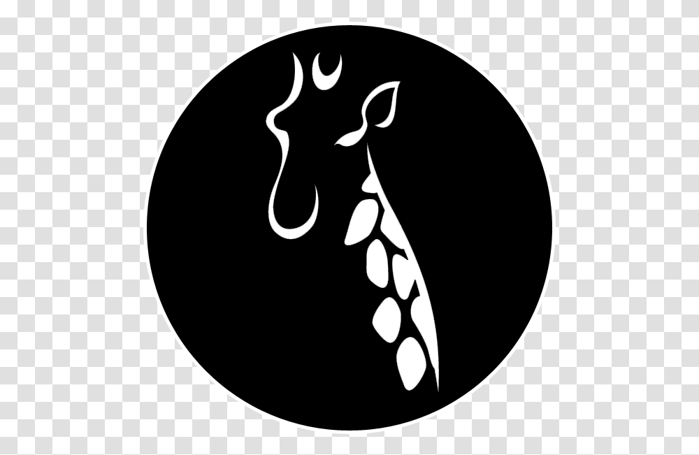 Giraffe Symbol, Stencil, Logo, Trademark, Label Transparent Png