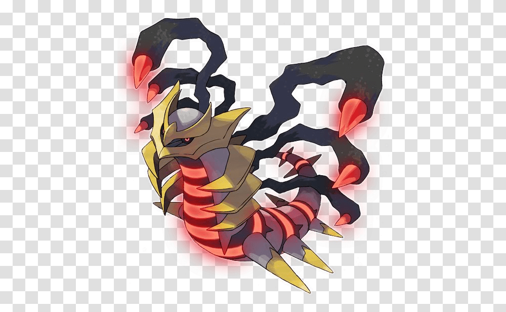 Giratina 6 Image Pokemon Platinum, Graphics, Art, Modern Art, Statue Transparent Png