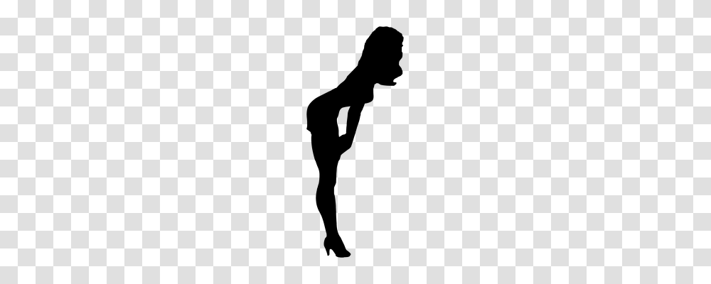 Girl Person, Silhouette, Light Transparent Png