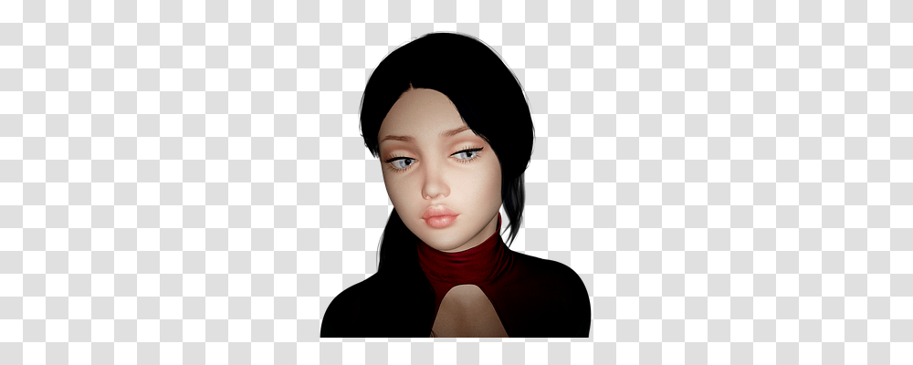 Girl Person, Face, Head, Portrait Transparent Png