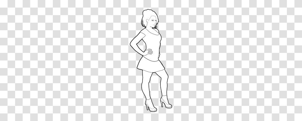 Girl Person, Standing, Female Transparent Png