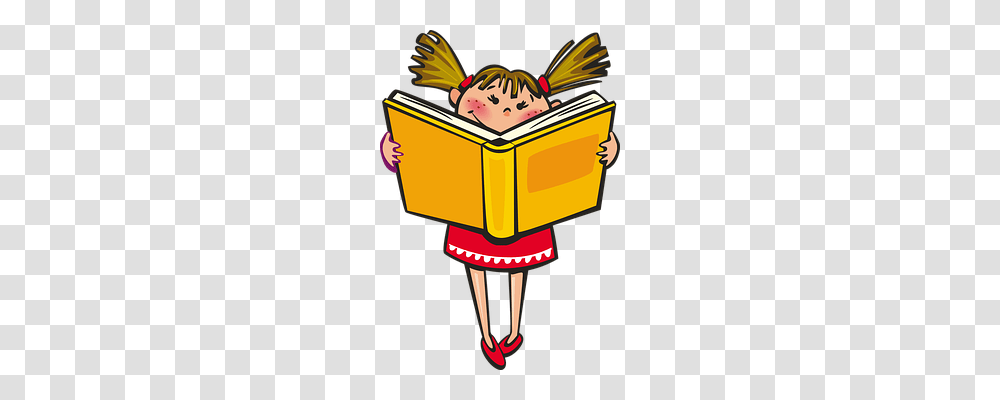Girl Person, Reading, Book Transparent Png